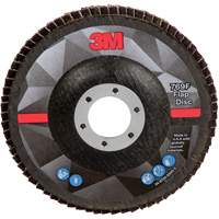 Disque &agrave; lamelles &agrave; changement rapide 769F, 5" x 7/8", Type 27, Grain 40+, C&eacute;ramique Haskins Industrial Inc.