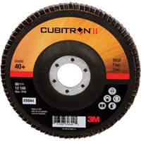 Disque &agrave; lamelles 969F Cubitron II , 5" x 7/8", Type 27, Grain 40+, C&eacute;ramique Haskins Industrial Inc.