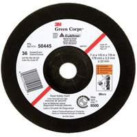 Green Corps Depressed Centre Wheel, 7" x 1/8", 7/8" Arbor, Ceramic, Type 27 Haskins Industrial Inc.