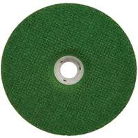 Green Corps Depressed Centre Wheel, 7" x 1/8", 7/8" Arbor, Ceramic, Type 27 Haskins Industrial Inc.