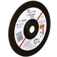 Green Corps Depressed Centre Wheel, 7" x 1/8", 7/8" Arbor, Ceramic, Type 27 Haskins Industrial Inc.