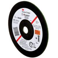Green Corps Depressed Centre Wheel, 7" x 1/8", 7/8" Arbor, Ceramic, Type 27 Haskins Industrial Inc.