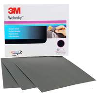 Feuille abrasive Wetordry, 9" x 11", Grain P220, Oxyde d'aluminium Haskins Industrial Inc.