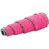 Rouleaux de cartouches en spirale pleine conique R928, 80 Grain, 1/2" dia., C&eacute;ramique d'alumine, 1-1/2" lo, 1/8" Dimension de l'arbre Haskins Industrial Inc.