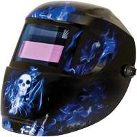 Masque de soudage Carrera ArcOne, 2" lo x 3" la Champ de vision, Teinte 9 - 13, Bleu Haskins Industrial Inc.