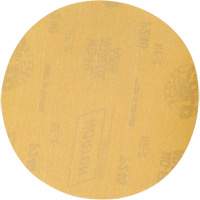 Disque de ponçage en papier H&L Gold Reserve A296 avec trous d'aspiration, dia 6", Grain 240, Oxyde d'aluminium, Poids C Haskins Industrial Inc.