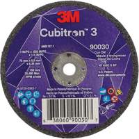 Cubitron 3 Cut-Off Wheel, 3" x 0.035", 1/4" Arbor, Type T1, Ceramic, 21000 RPM Haskins Industrial Inc.