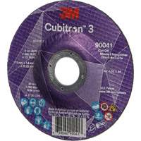 Cubitron 3 Cut-Off Wheel, 4-1/2" x 0.045", 7/8" Arbor, Type T27, Ceramic, 13300 RPM Haskins Industrial Inc.
