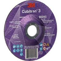 Cubitron™ 3 Cut-Off Wheel, 5" x 0.045", 7/8" Arbor, Type T27, Ceramic, 12250 RPM NY551 | Haskins Industrial Inc.