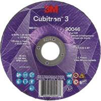 Cubitron 3 Cut-Off Wheel, 5" x 0.09", 7/8" Arbor, Type T27, Ceramic, 12250 RPM Haskins Industrial Inc.