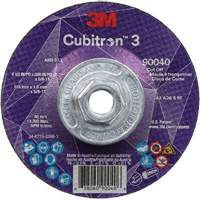 Cubitron 3 Cut-Off Wheel, 4-1/2" x 0.045", 5/8"-11 Arbor, Type T27, Ceramic, 13300 RPM Haskins Industrial Inc.