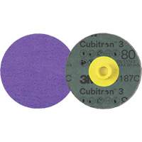 Disque en fibre Roloc Cubitron 3, 4" dia., Grain 80+, C&eacute;ramique Haskins Industrial Inc.