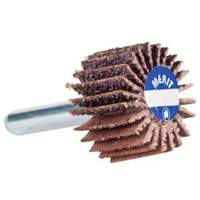 Mini Flap Wheel, Aluminum Oxide, 80 Grit, 1-1/2" x 1-1/2" x 1/4" Haskins Industrial Inc.