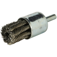Stem Mounted Knotted Wire Brush, 1" Dia. x 1/4" Arbor Haskins Industrial Inc.