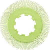 Brosse radiale en soies de pr&eacute;cision type S PN-RB sans adaptateur Scotch-Brite, C&eacute;ramique, Grain 50+, 8" dia. Haskins Industrial Inc.