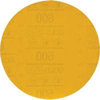 Hookit Gold Abrasive Disc 09260, 6" Dia., 600 Grit, Aluminum Oxide, C-Weight Haskins Industrial Inc.