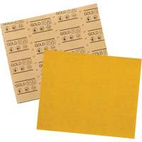 Feuille abrasive dor&eacute;e 12544, 9" x 11", Grain 220, Oxyde d'aluminium Haskins Industrial Inc.