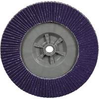 Disque &agrave; lamelles plate 1169F Cubitron 3 &agrave; changement rapide, 6" x 5/8"-11, Type T27, Grain 80+, C&eacute;ramique Haskins Industrial Inc.