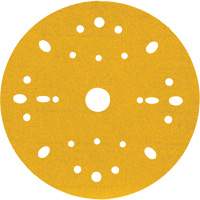 Hookit Gold Abrasive Disc, 6" Dia., 180 Grit, Aluminum Oxide, C-Weight Haskins Industrial Inc.