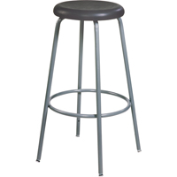 500 Series Stool, Stationary, Adjustable, 20" - 28", Polyurethane Seat, Black Haskins Industrial Inc.