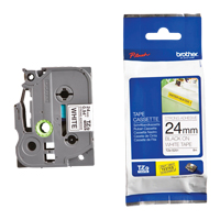 Ruban industriel lamin&eacute;, 24 mm x 13', Noir sur blanc Haskins Industrial Inc.