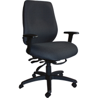 Chaises ergonomiques robustes Cierra , Tissu, Noir, Capacit&eacute; 400 lb Haskins Industrial Inc.
