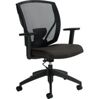 Task Chairs, Fabric, Charcoal, 300 lbs. Capacity Haskins Industrial Inc.
