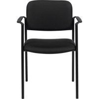 Chaises empilables, Tissu, Hauteur 32", Capacit&eacute; 300 lb, Noir Haskins Industrial Inc.