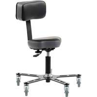 Chaise ergonomique SF150, Vinyle Si&egrave;ge, Noir Haskins Industrial Inc.