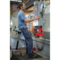 TA 200 Ergonomic Sit/Stand Welding Chair Haskins Industrial Inc.