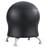 Zenergy Ball Chair, Vinyl, Black, 250 lbs. Capacity Haskins Industrial Inc.