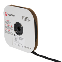 Ruban d'attaches, Boucle, 25 vg x 1", Cousu, Noir Haskins Industrial Inc.