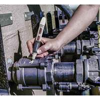 Marqueur de peinture &agrave; pointe en feutre, Liquide, Blanc Haskins Industrial Inc.