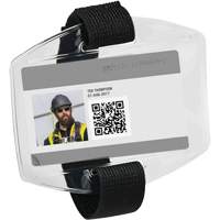 Squids&reg; 3386 Vinyl Armband ID Badge Holder Haskins Industrial Inc.