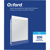 Oxford&reg; Heavyweight Non-Glare Sheet Protectors Haskins Industrial Inc.