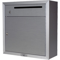 Collection Box, Surface -Mounted, 12-3/4" x 16-3/8", 2 Doors, Aluminum Haskins Industrial Inc.