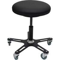 OmniStool Industrial Stool, Mobile, Adjustable, 22-1/2", Vinyl Seat Haskins Industrial Inc.