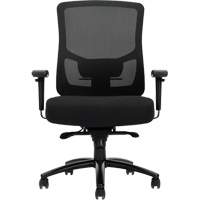 Chaise &agrave; dossier haut avec m&eacute;canisme &agrave; basculement synchronis&eacute; robuste Raven 400, Mailles, Noir, Capacit&eacute; 400 lb Haskins Industrial Inc.