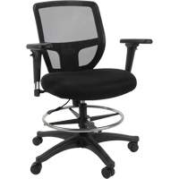 Tabouret de travail en maille, Mobile, Ajustable Hauteur, Capacit&eacute; 450 lb Haskins Industrial Inc.