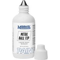 Paint-Riter&reg; Metal Ball Tip, Liquid, White Haskins Industrial Inc.