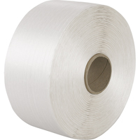 Bonded Cord Strapping, Polyester Cord, 1/4" W x 7800' L, Manual Grade Haskins Industrial Inc.