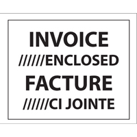 Packing List Envelopes, 4" L x 5" W, Backloading Style Haskins Industrial Inc.