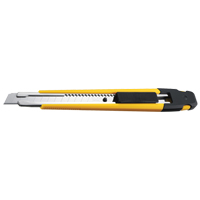 Precision Knife with Pocket Clip, 9 mm, Silver, Rubber Handle Haskins Industrial Inc.