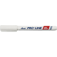 Pro-Line&reg; Fine Line Markers, Liquid, White Haskins Industrial Inc.