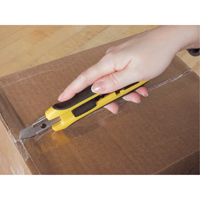 Five-Position Safety Knife, 18 mm, Silver, Rubber Handle Haskins Industrial Inc.