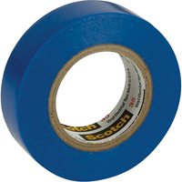 Scotch&reg; 35 Colour Coded Tape, 12.7 mm (1/2") x 20.1 m (66'), Blue, 7 mils Haskins Industrial Inc.