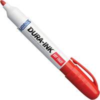 Dura-Ink&reg; Dry Erase Ink Markers, Red, Bullet Tip Haskins Industrial Inc.