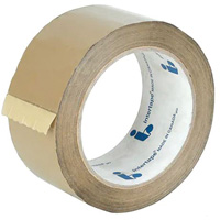 Box Sealing Tape, Hot Melt Adhesive, 1.6 mils, 48 mm (1-22/25") x 50 m (164') Haskins Industrial Inc.