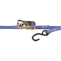 Heavy-Duty Utility Straps, S-Hook, 1" W x 15' L, 500 lbs. (230 kg) Working Load Limit Haskins Industrial Inc.