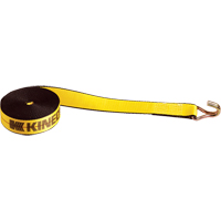 Winch Straps, Wire Hook, 2" W x 30' L, 1670 lbs. (751 kg) Working Load Limit Haskins Industrial Inc.